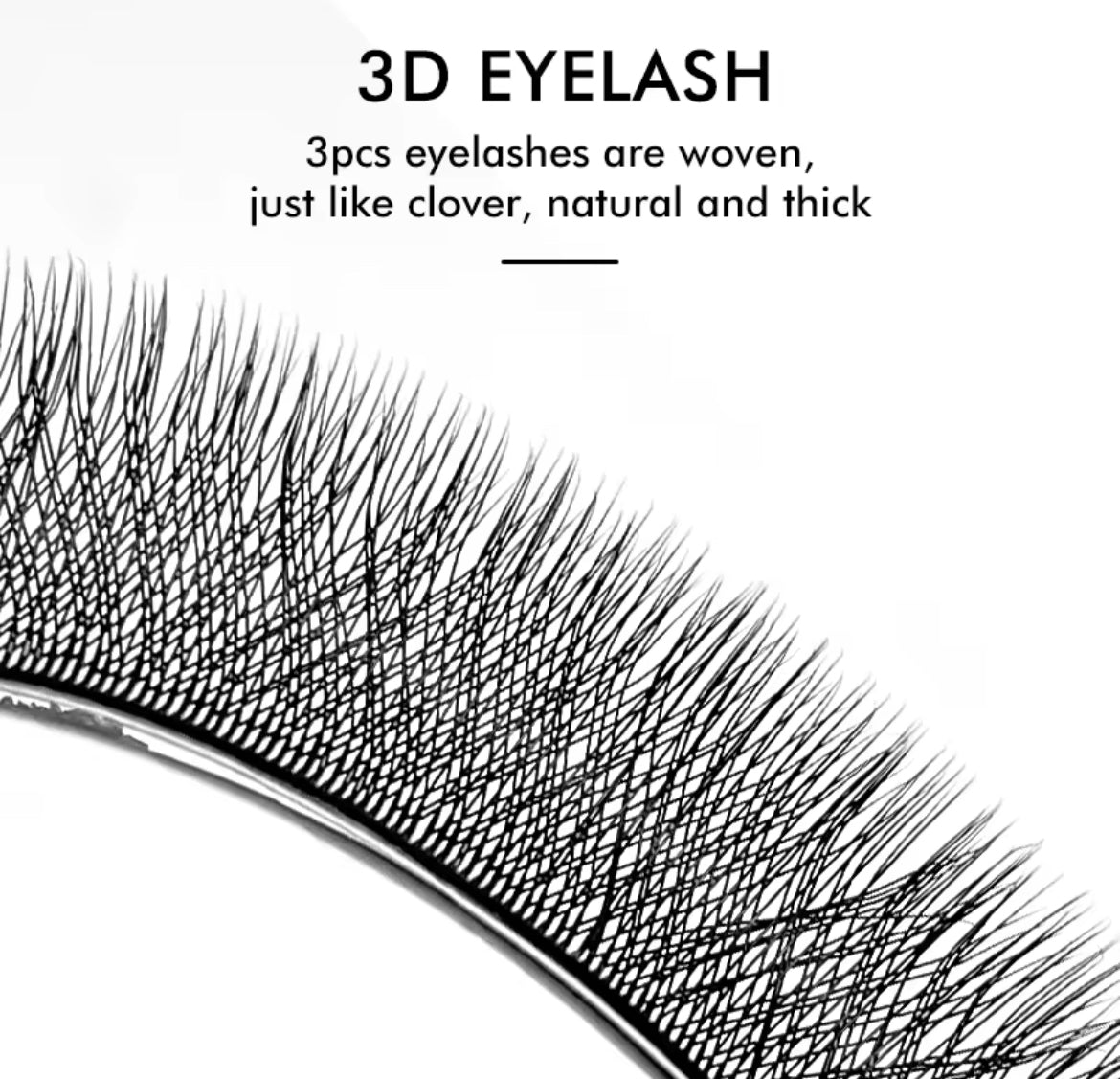 Natuhana 3D W lashes - C Curl - 0.07 Thickness - 8- 14 Mix Length.